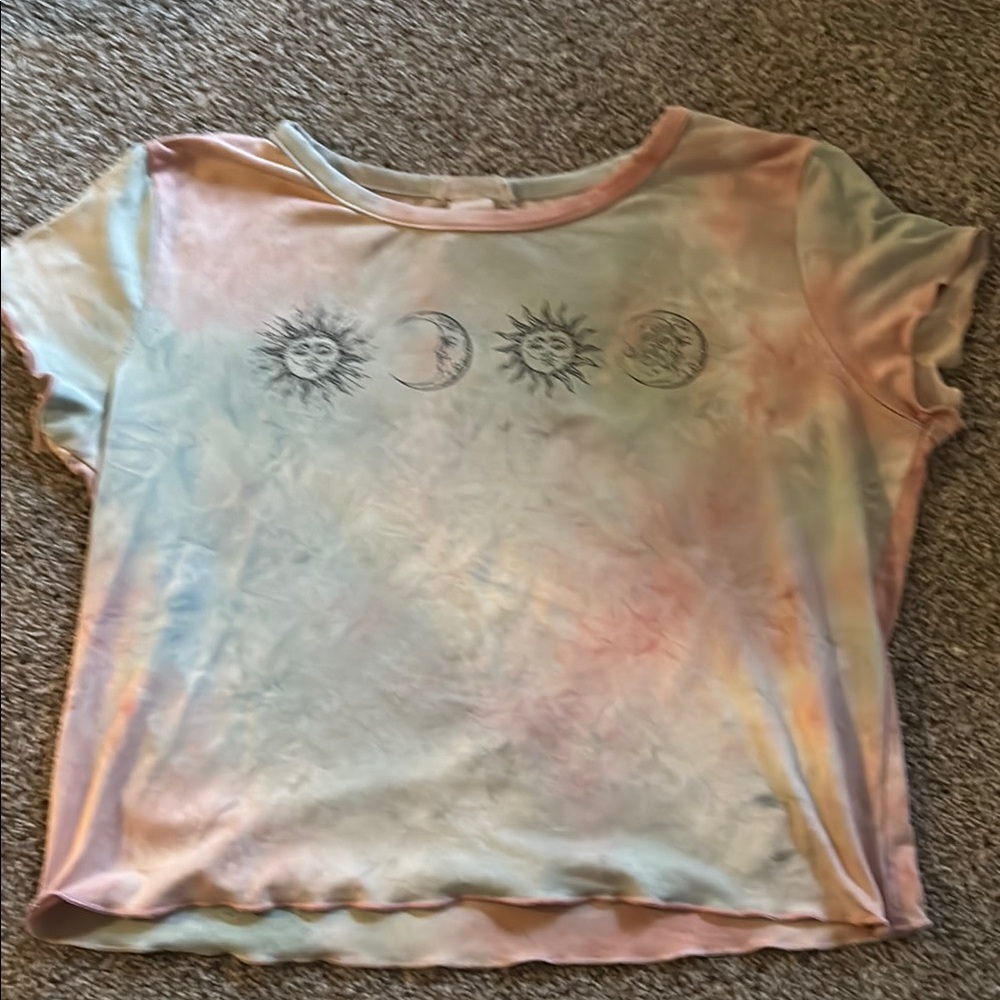 Pastel Tie-Dye Women's Top